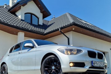 Srebrna BMW f20 1.6D Alu Klima