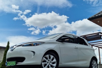 Biały Renault Zoe Navi Kamera Automat Bateria na własnosc